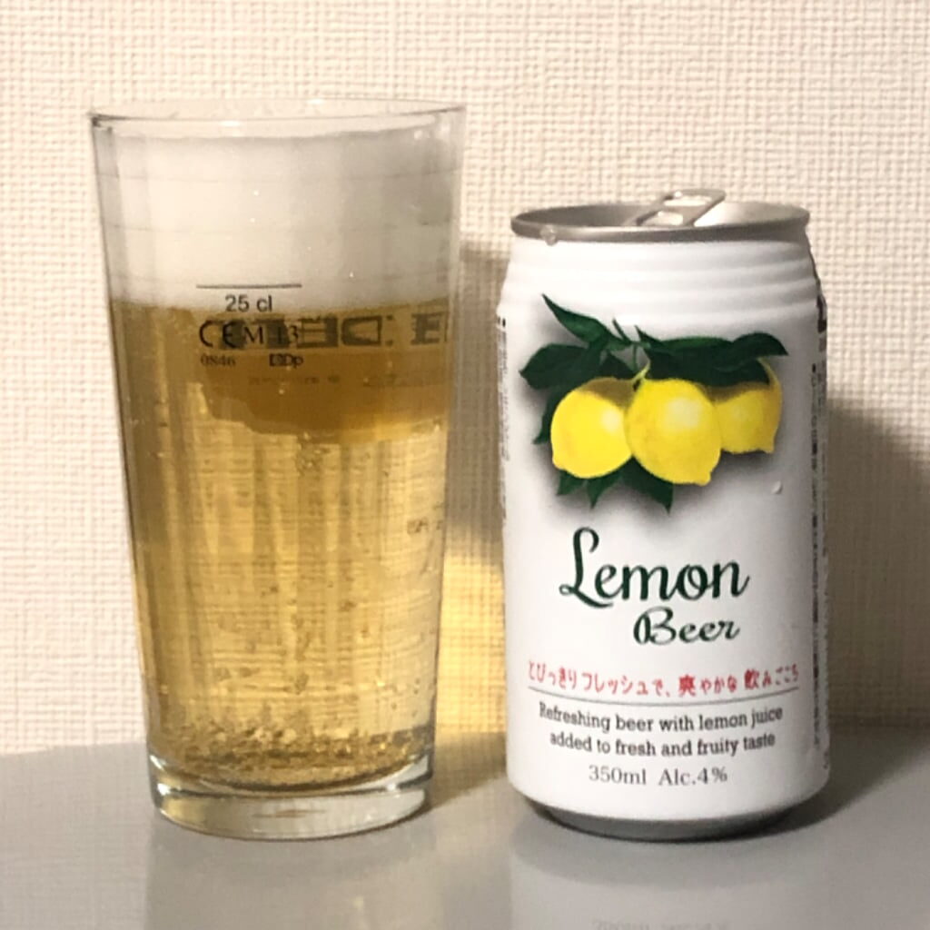 レモンビール+ビール